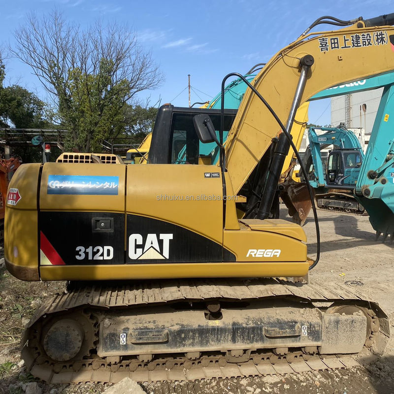 Grande qualidade 12t usado CAT 312d escavadeira de raspador bom preço para venda CAT 303 cat 306 escavadeira