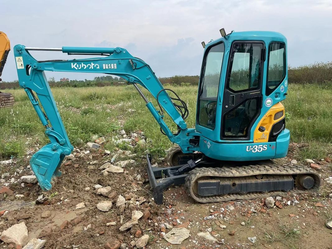 mini escavadeira Kubota U35S usada escavadeira de segunda mão no Japão Kubota u35 mini escavadeira
