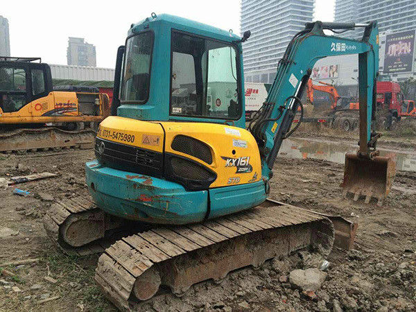 Excavadora mini Kubota usada original de segunda mão Pequena excavadora Kubota 161 estão à venda