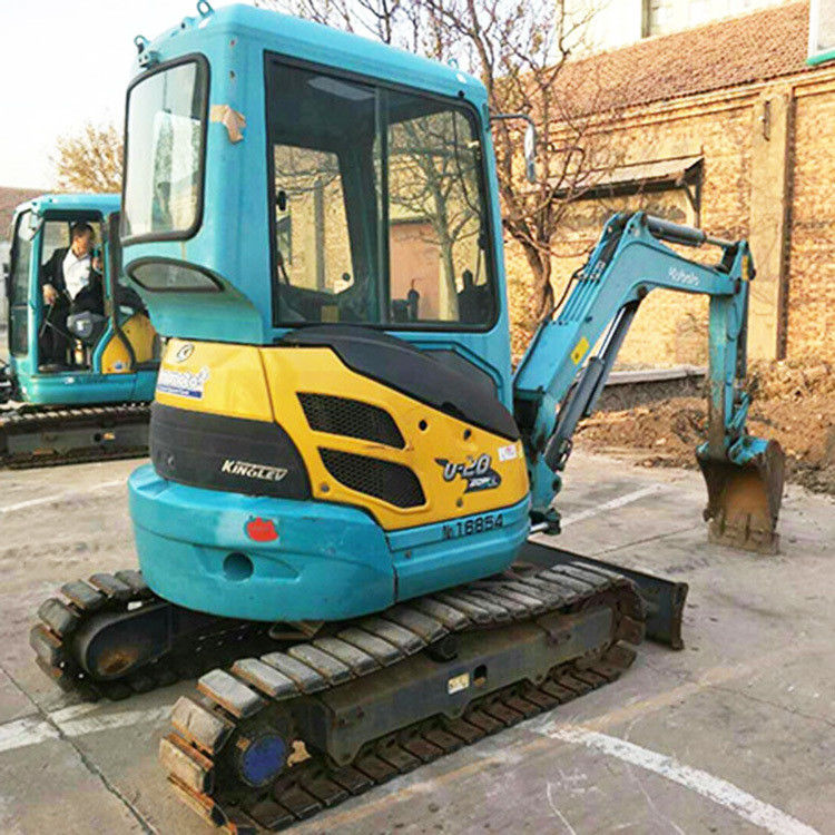 2 toneladas Excavadora usada Kubota U-20 Crawler Em bom estado KUBOTA U-20 mini Excavadora usada com pequena escavadora