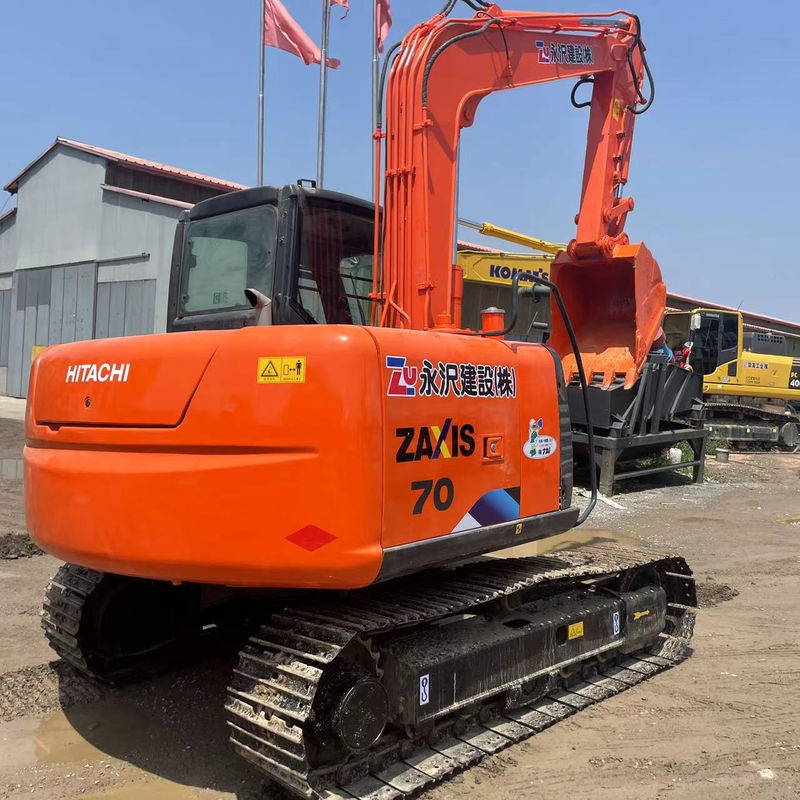 Mini escavadeira usada Hitachi 70 escavadeira pequena máquina usada 7 toneladas escavadeira de terra manual pequena escavadeira