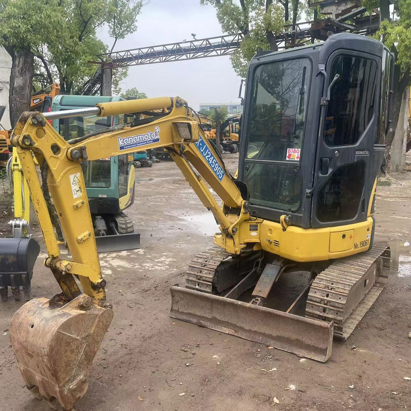 preço baixo em estoque escavadeira Komatsu PC20 com cabine escavadeira segunda mãoJapão Usado Komatsu escavadeira hidráulica de rastreamento usado