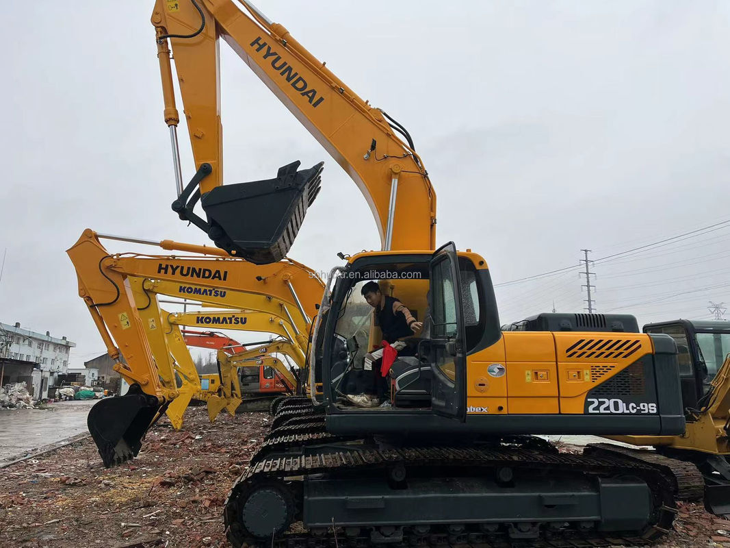 Máquina de Construção Usada Excavadora Hidráulica Hyundai 225-9 Marca Coreia