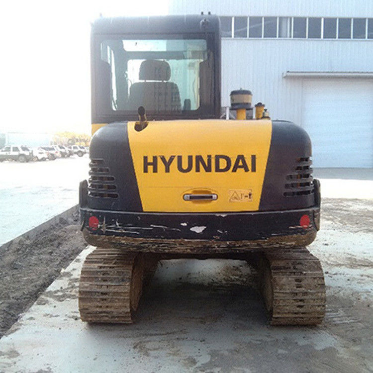6 toneladas Hyundai Used Excavators Wheel R60-7 Hyundai Used Excavator Crawler 60