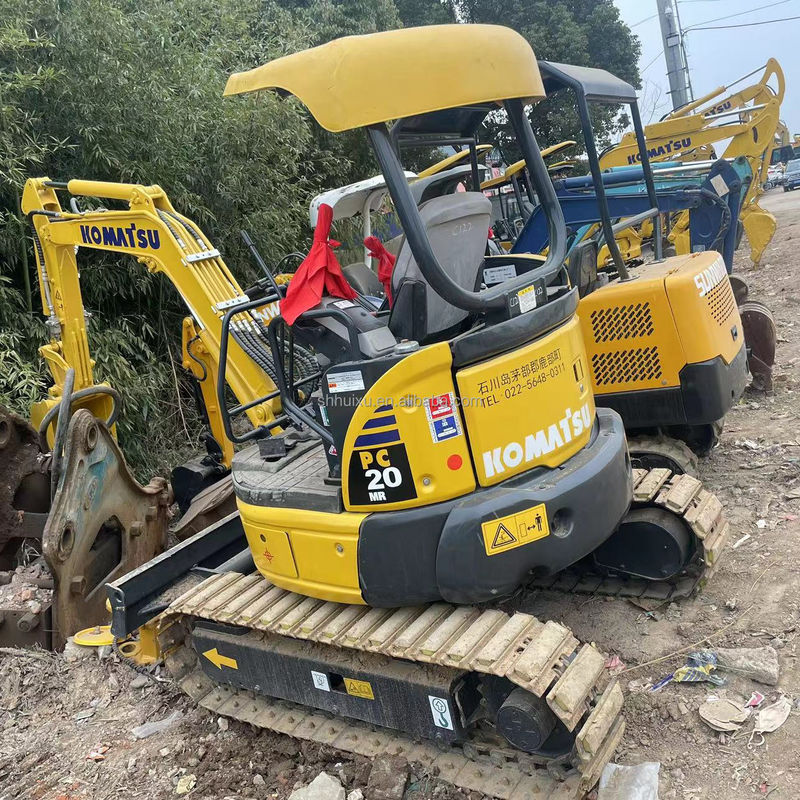 Pequena mini escavadeira Komatsu PC20 sem cabine Pequena escavadeira máquinas usadas mini o escavadeiro melhor escavadeiro rastejador