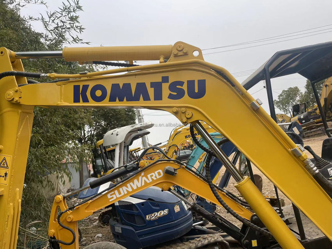 Pequena mini escavadeira Komatsu PC20 sem cabine Pequena escavadeira máquinas usadas mini o escavadeiro melhor escavadeiro rastejador
