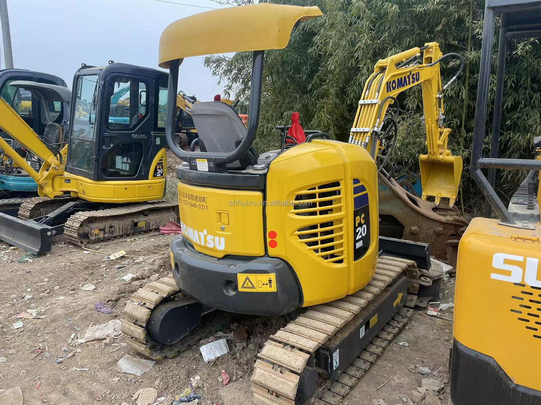 Pequena mini escavadeira Komatsu PC20 sem cabine Pequena escavadeira máquinas usadas mini o escavadeiro melhor escavadeiro rastejador