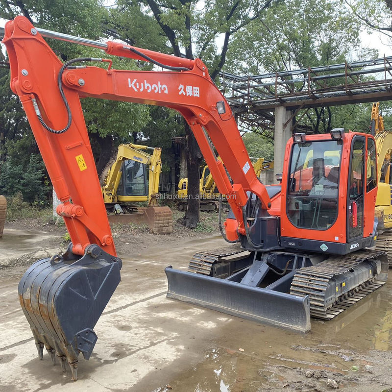 Excavadora mini usada de 8 toneladas Kubota kx165 kx185-3 para venda kubota U35 KUBOTA Excavadora