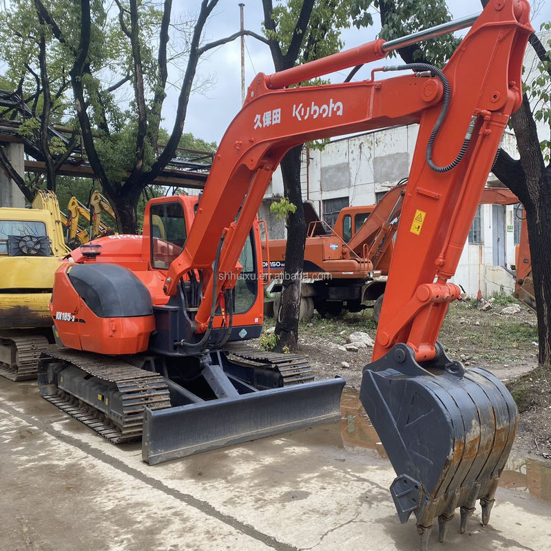 Excavadora mini usada de 8 toneladas Kubota kx165 kx185-3 para venda kubota U35 KUBOTA Excavadora