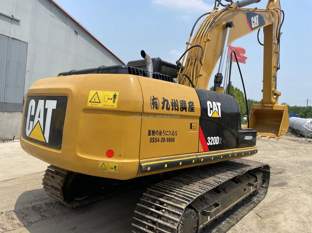 Máquina de escavação de segunda mão de boa qualidade Cat320D origem japonesa escavadeira de lagarta usada com EPA Caterpillar em estoque