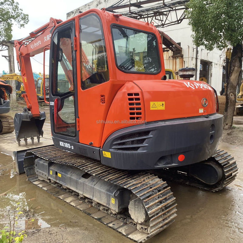 Excavadora mini usada de 8 toneladas Kubota kx165 kx185-3 para venda kubota U35 KUBOTA Excavadora