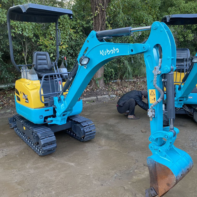 Usado 2T Kubota U17 carregado diesel escavadeira hidráulica crawler têm alta qualidade com um preço de desconto na construção Kubota U35