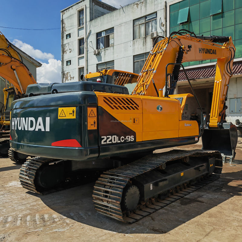 Excavadora 220LC-9 Hyundai de segunda mão Excavadora de 20 toneladas na Coreia Excavadora usada