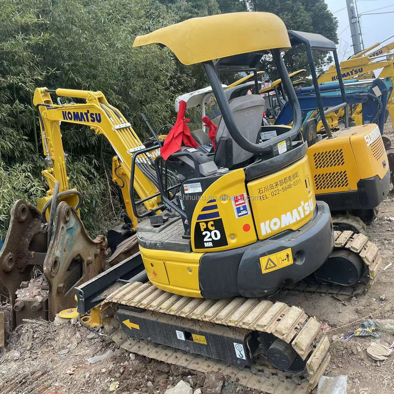 Komatsu mini PC20 sem cabine Pequeno escavador máquinas usadas Komatsu pequena escavadora japonesa escavadora usada para venda