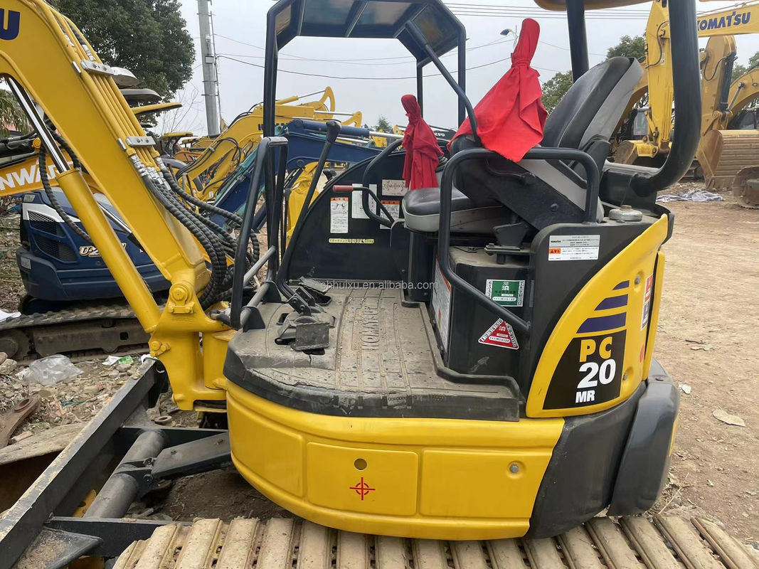 Komatsu mini PC20 sem cabine Pequeno escavador máquinas usadas Komatsu pequena escavadora japonesa escavadora usada para venda
