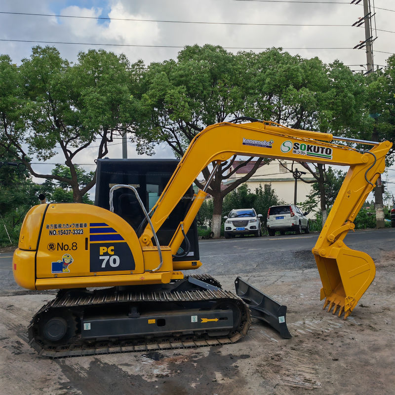 Excavadora usada Komatsu pc60 70 Equipamento de construção Excavadora de rastreador Excavadora original EUA Venda a quente