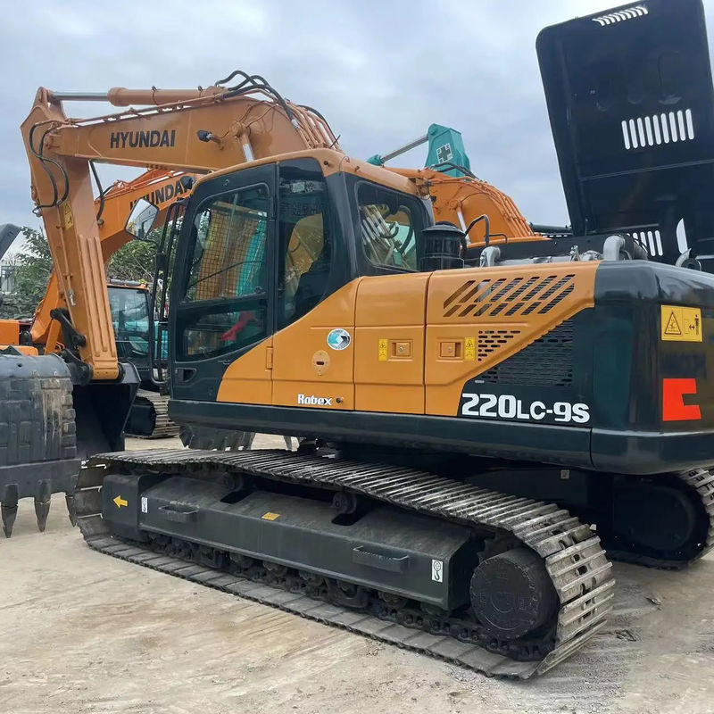 Excavadora Usada Hyundai 220 Excavadora Usada Excavadora Grande 22 toneladas Excavadora de segunda mão