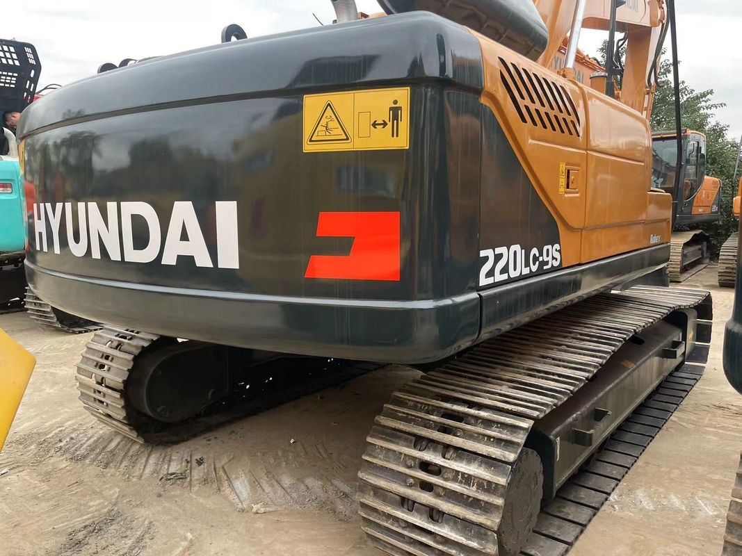 Excavadora Usada Hyundai 220 Excavadora Usada Excavadora Grande 22 toneladas Excavadora de segunda mão