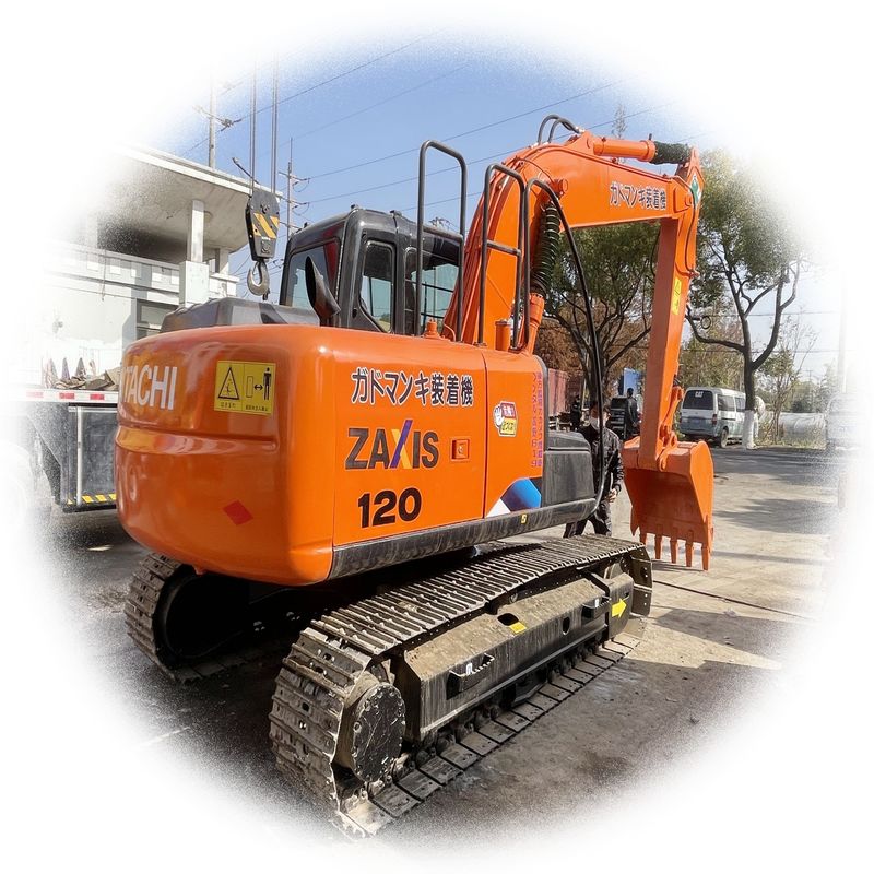 Máquina de segunda mão Máquina de escavação usada HITACHI 120 A Um Preço Baixo Para Venda