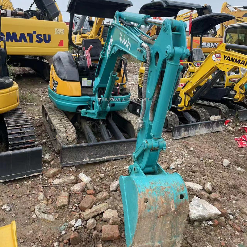 Excavadora de baixa duração de trabalho para venda máquina de escavação Kubota U20 usada escavação hidráulica usada