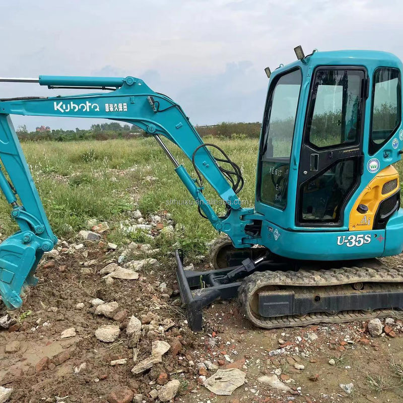 Horário de trabalho reduzido Excavação Kubota U35S venda de excavadora usada com motor e bomba de alta qualidade Excavação usada Máquinas usadas baratas
