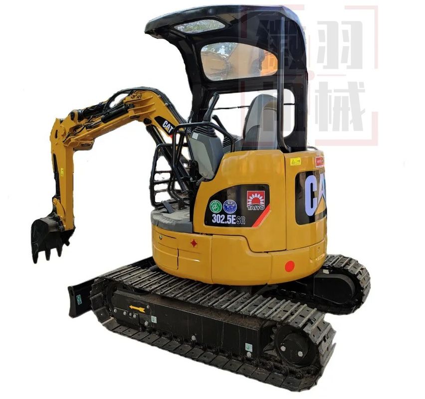 Excavadoras usadas para caminhada CAT302.5 sem cabine de condução mini-excavadoras de segunda mão para venda mini-excavadoras usadas