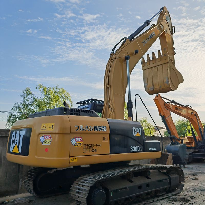 Máquinas usadas de lagarta máquinas de escavação de segunda mão máquinas de escavação CAT 330 330C 330D motor diesel escavadeira escavadeira