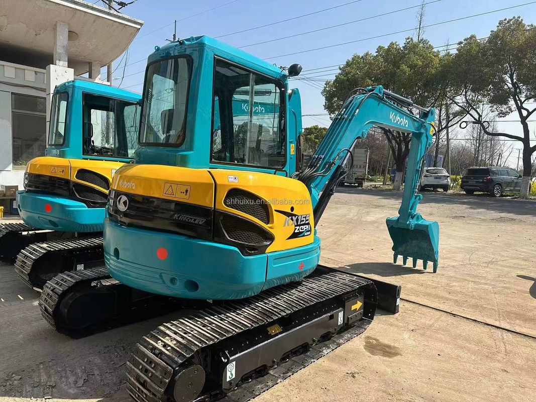 Qualidade de alta qualidade Excavadora de segunda mão Kubota U-155 Mini escavadora usada Kubota U-155 origem japonesa