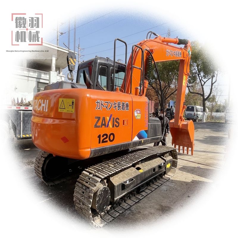 Utilizado hitachi zaxis 120 Possuir um certificado de EPA eletrônico raspador mini escavadeira outras máquinas de construção