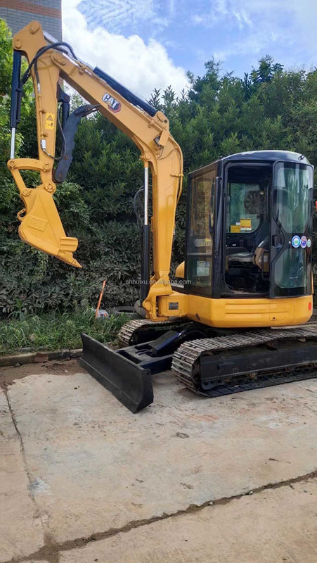 Mini escavadeira usada CAT303 com cabine de condução escavadeira de terra manual China mini escavadeira