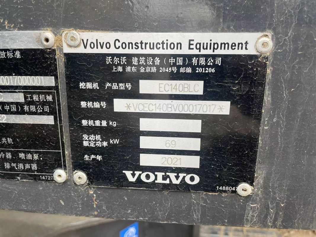 Excavadora usada Volvo EC140DL escavadora máquinas usadas Volvo escavadora usada escavadora de segunda mão para venda