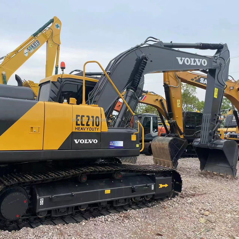 Excavadora usada Volvo EC210 escavadora máquinas usadas 21 toneladas escavadora volvo usada escavadora de segunda mão para venda