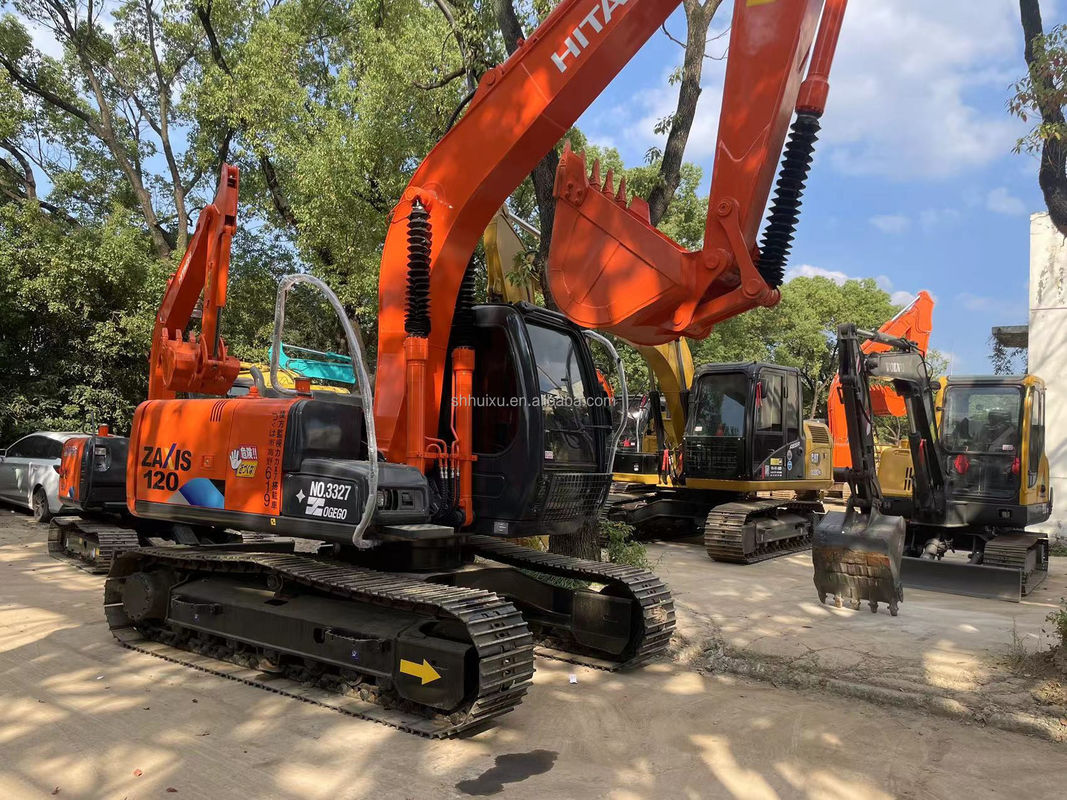 Máquina de escavadeira usada HITACHI ZX120 Máquina de escavadeira HITACHI ZX60 ZX70 ZX120 ZX130 Equipamento de construção