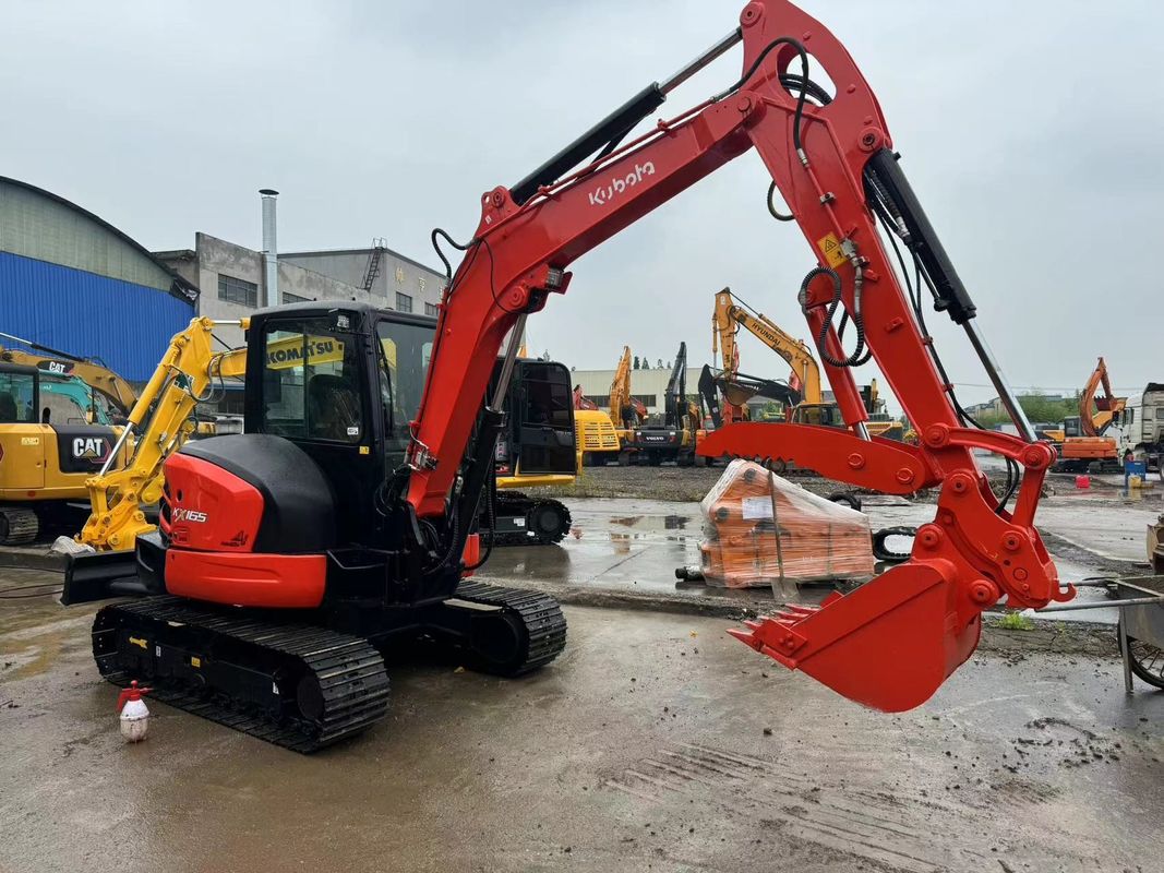 Série completa Kubota165 155 163 Marca japonesa preço barato escavadeira usada raspador escavadeira Preço razoável