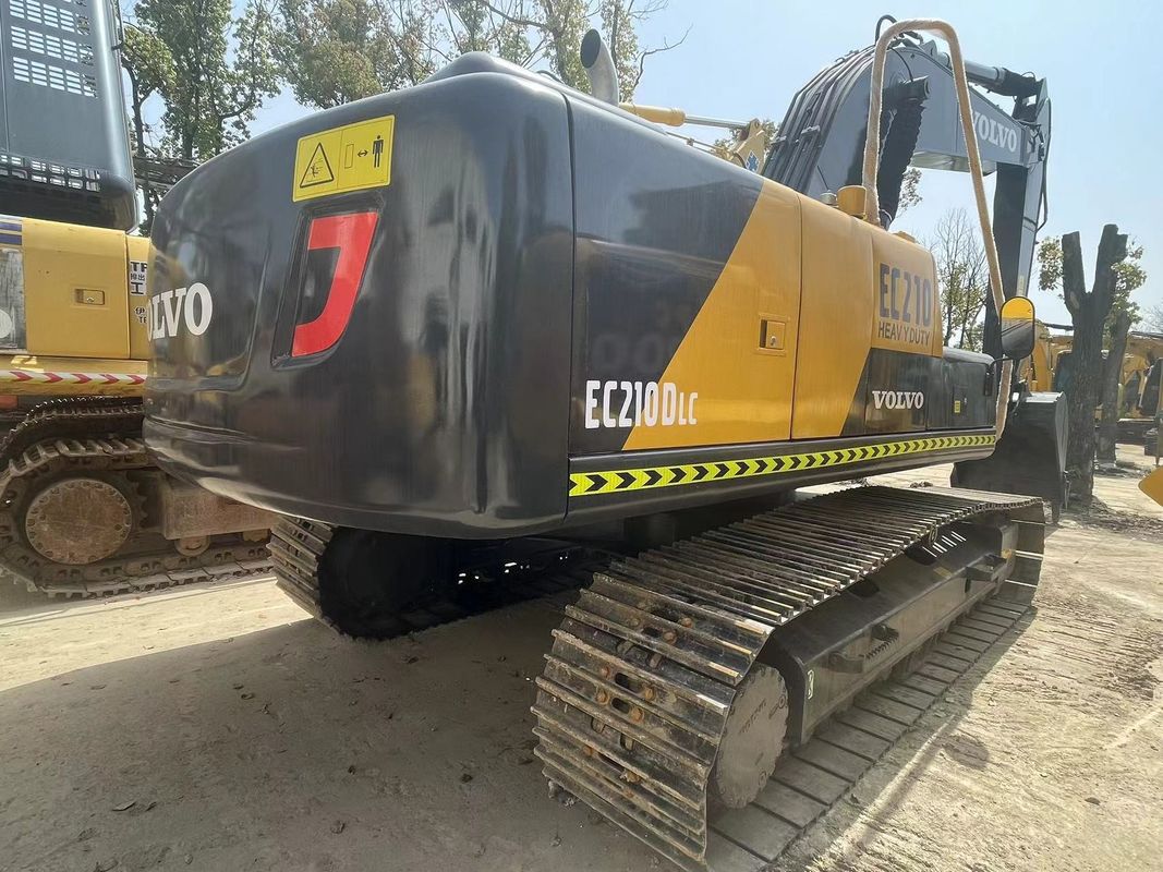 21000kg Excavadora de mão usada Volvo Ec210 1.1m3 Capacidade de balde