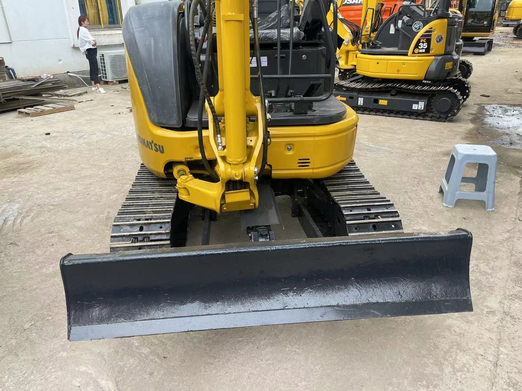 Máquina de construção de mini escavadeiras usada Komatsu PC18 PC35MR / mini escavadeira hidráulica de segunda mão komatsu boa qualidade