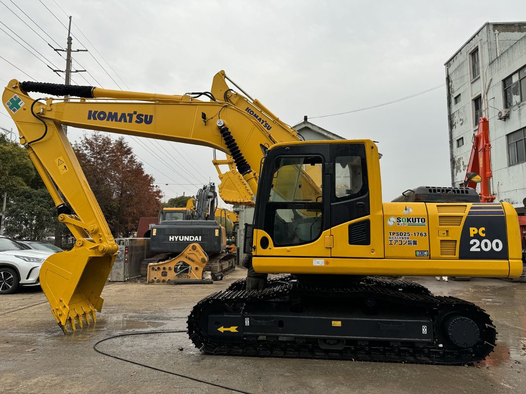 máquina de escavadeira japonesa usada komatsu pc200 escavadeira usada escavadeira pc220 japonês equipamentos de construção originais