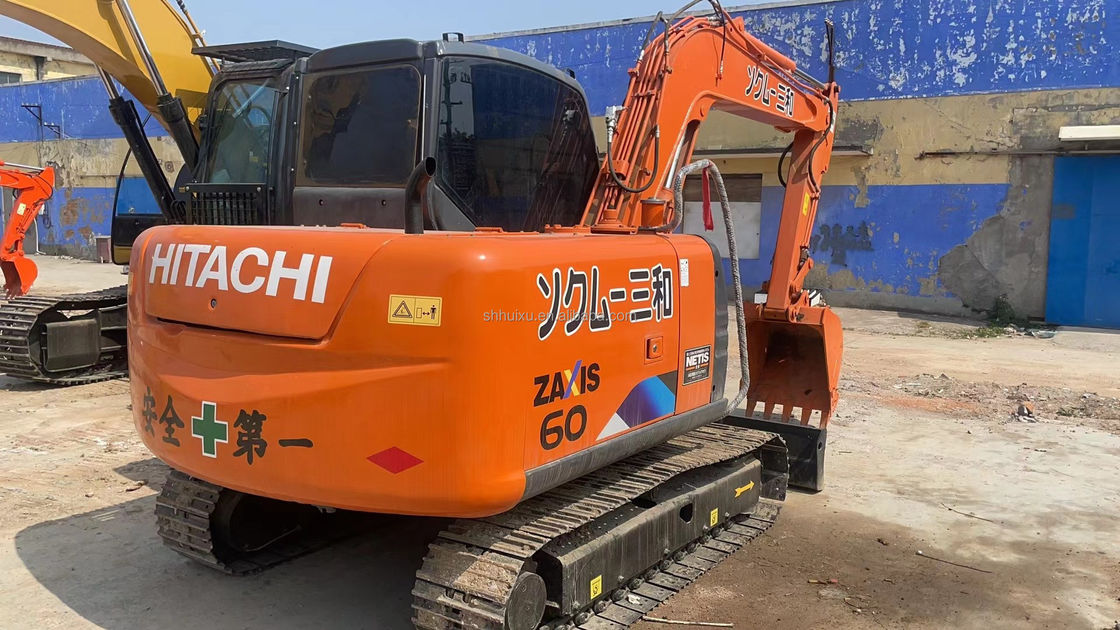 Alta qualidade Hitachi usado zx60 6 toneladas mini escavadeiras 60 modelo de segunda mão pintura original min I escavadeira Hitachi