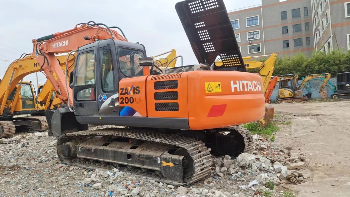 Usado japonês Hitachi Ex200 Crawler Excavator construção segunda mão em bom estado Hitachi zx200