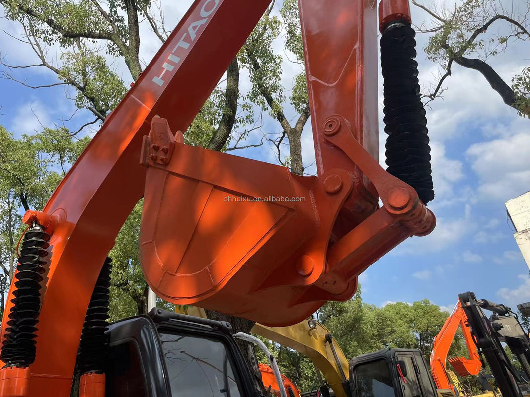 Usado Hitachi ZX120 ter um certificado de escavadeira elétrica de segunda mão Hitachi zx120 trilhas escavadeira