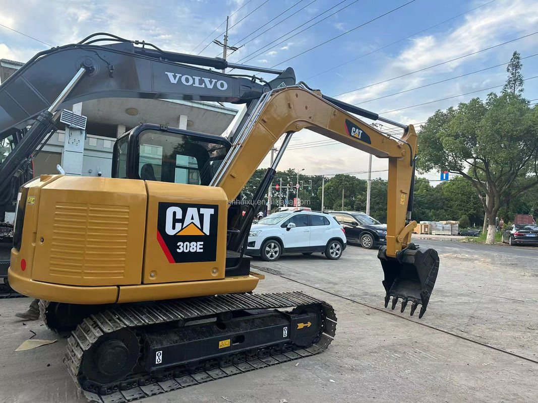 Excavadora usada CAT 308E 307E 306E 305E, linha de interruptor CAT 306 E 306D 307D 308, mini-excavadora CAT 306E2 com dozer