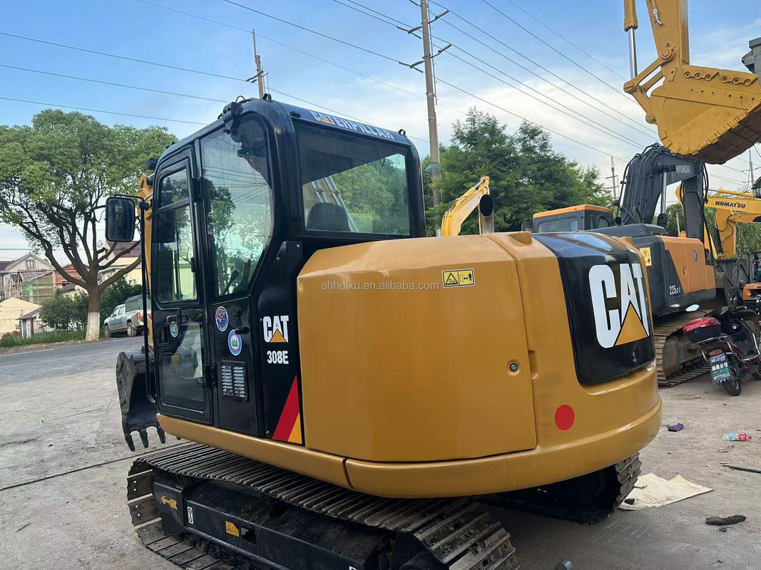 Excavadora usada CAT 308E 307E 306E 305E, linha de interruptor CAT 306 E 306D 307D 308, mini-excavadora CAT 306E2 com dozer