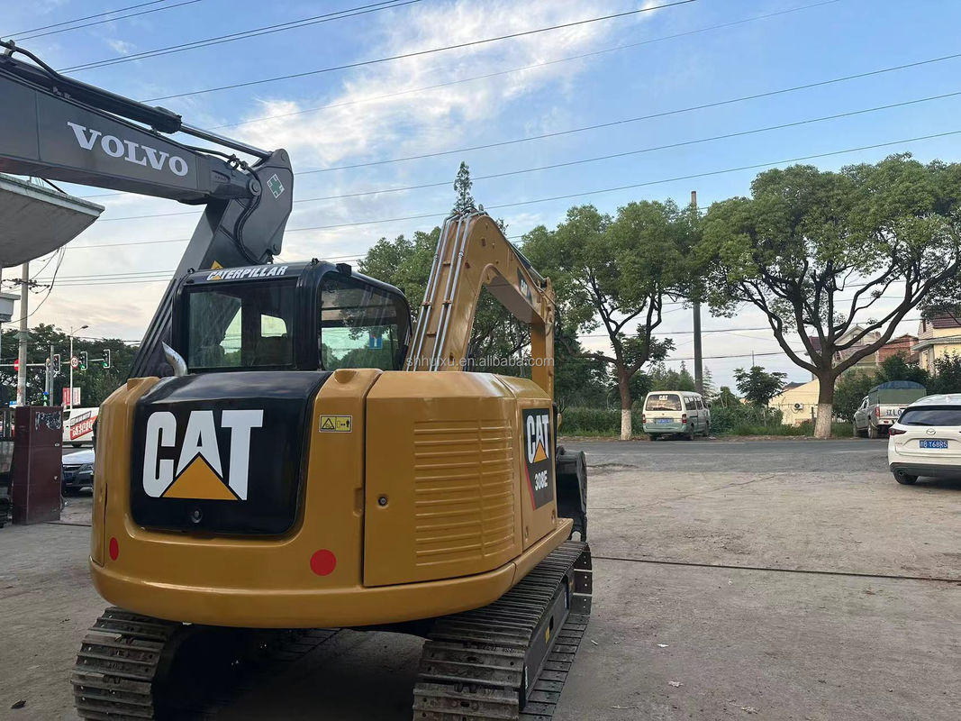 Excavadora usada CAT 308E 307E 306E 305E, linha de interruptor CAT 306 E 306D 307D 308, mini-excavadora CAT 306E2 com dozer