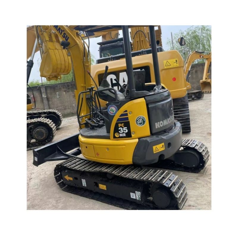 Excavadora usada Komatsu PC35mr PC200 PC40 Excavadora de segunda mão pc 35 mini excavadora de 3 toneladas design máquina japonesa de segunda mão