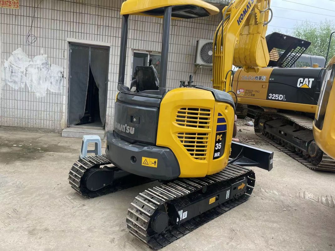Excavadora usada Komatsu PC35mr PC200 PC40 Excavadora de segunda mão pc 35 mini excavadora de 3 toneladas design máquina japonesa de segunda mão