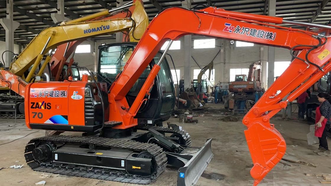 Hitachi em estoque Boa condição escavadeira usada Hitachi zx70/ de segunda mão boa condição Hitachi zx70