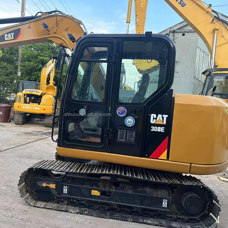 Excavadora de lagarta CAT 308E Excavadora de segunda mão máquinas usadas de 8 toneladas máquina excavadora de segunda mão gato 308E
