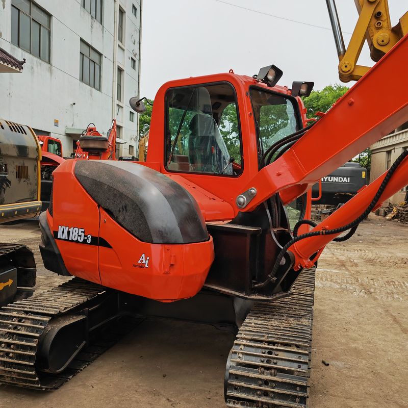 Excavadora usada de tamanho médio kubota185/pronta para envio Excavadora de segunda mão Kubota 185 à venda