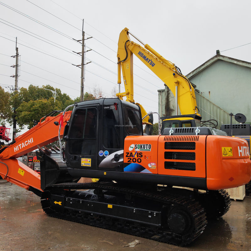 HITACHI escavadeira Hitachi zx200 escavadora de segunda mão maquinaria de construção de movimentos de terra de baixo preço escavadeira de segunda mão