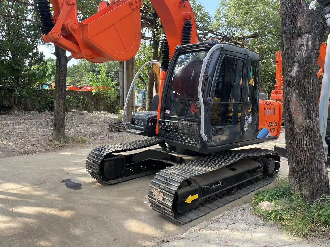 cor laranja usado Hitachi zx120/segunda mão Hitachi zx120 com preço barato à venda